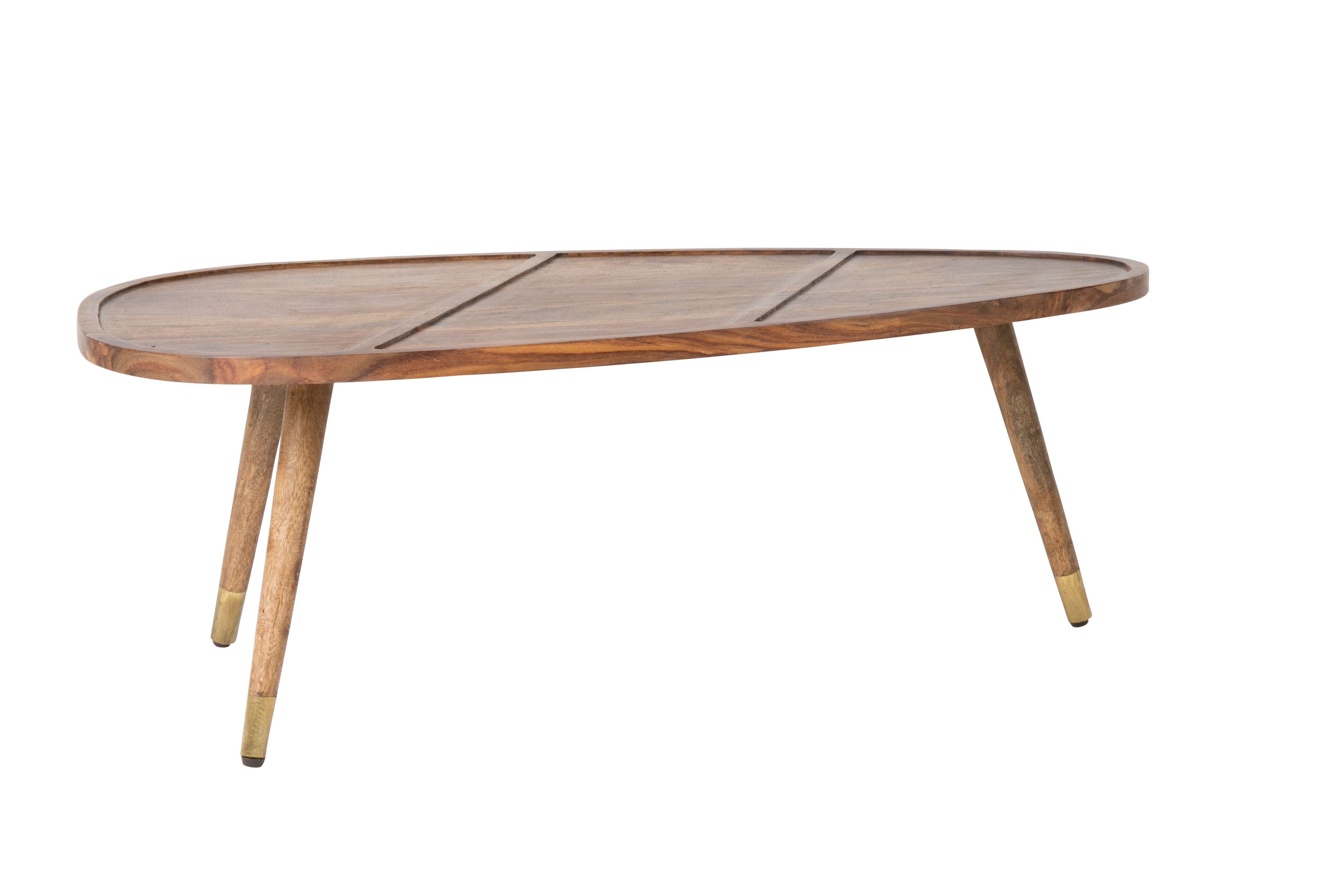 Dutchbone Set of 2 Sham Sheesham Wood Coffee Tables Nest